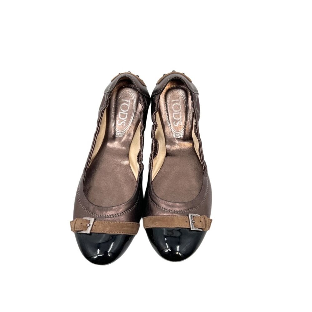 Tod's Leather Ballet Flat Shoes